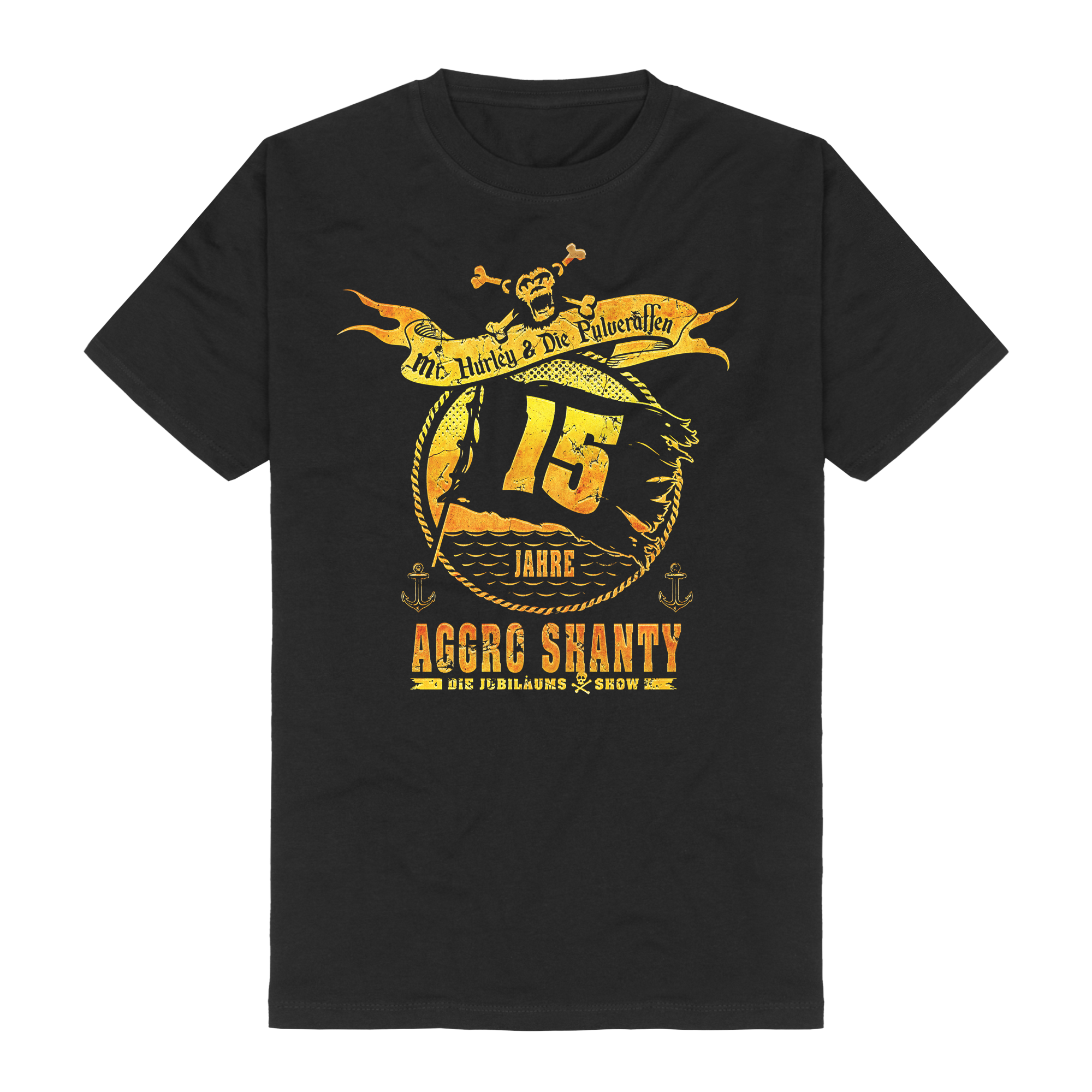 Mr. Hurley & Die Pulveraffen 15 Jahre Aggro Shanty Tour T-Shirt 378670