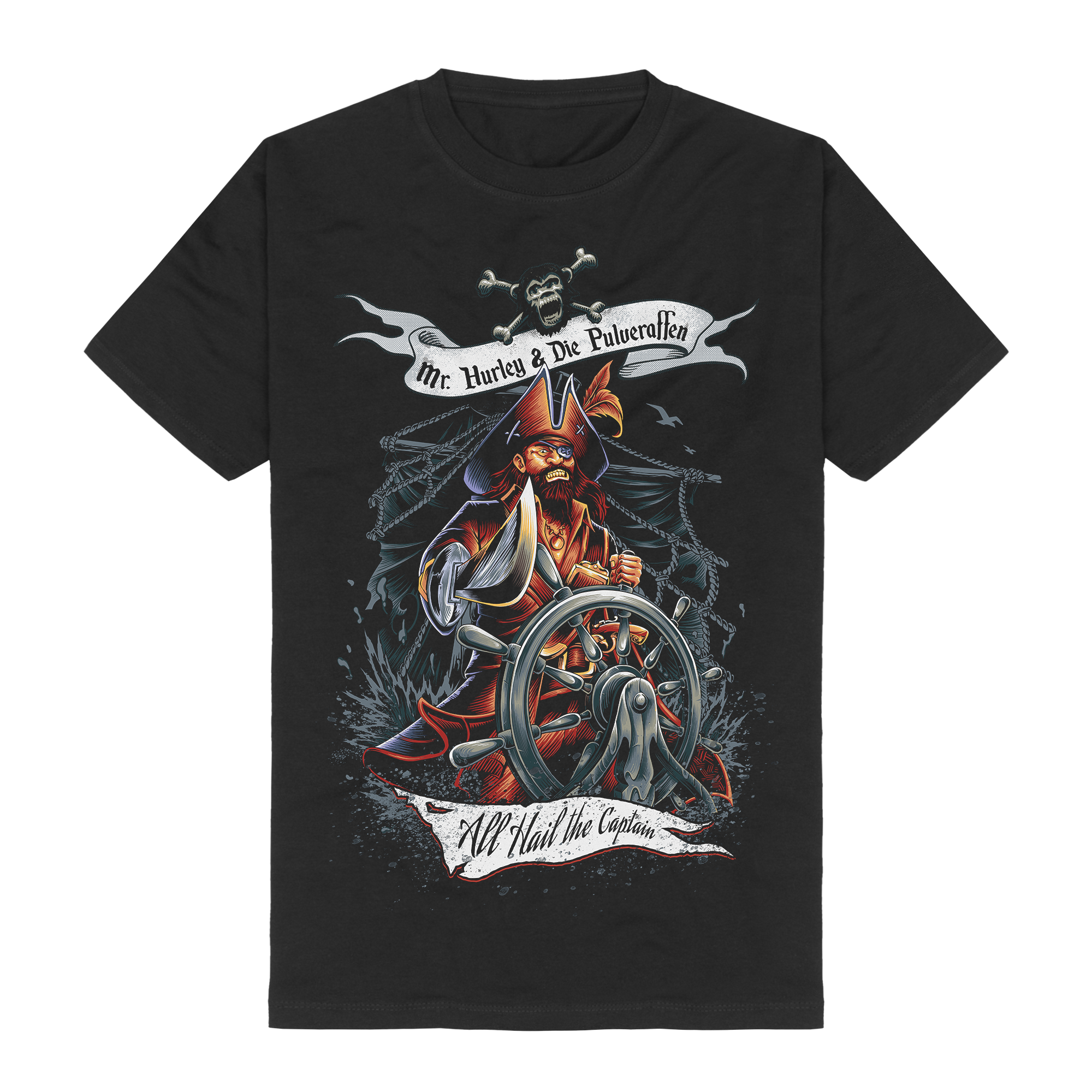 Mr. Hurley & Die Pulveraffen All Hail The Captain T-Shirt 415558