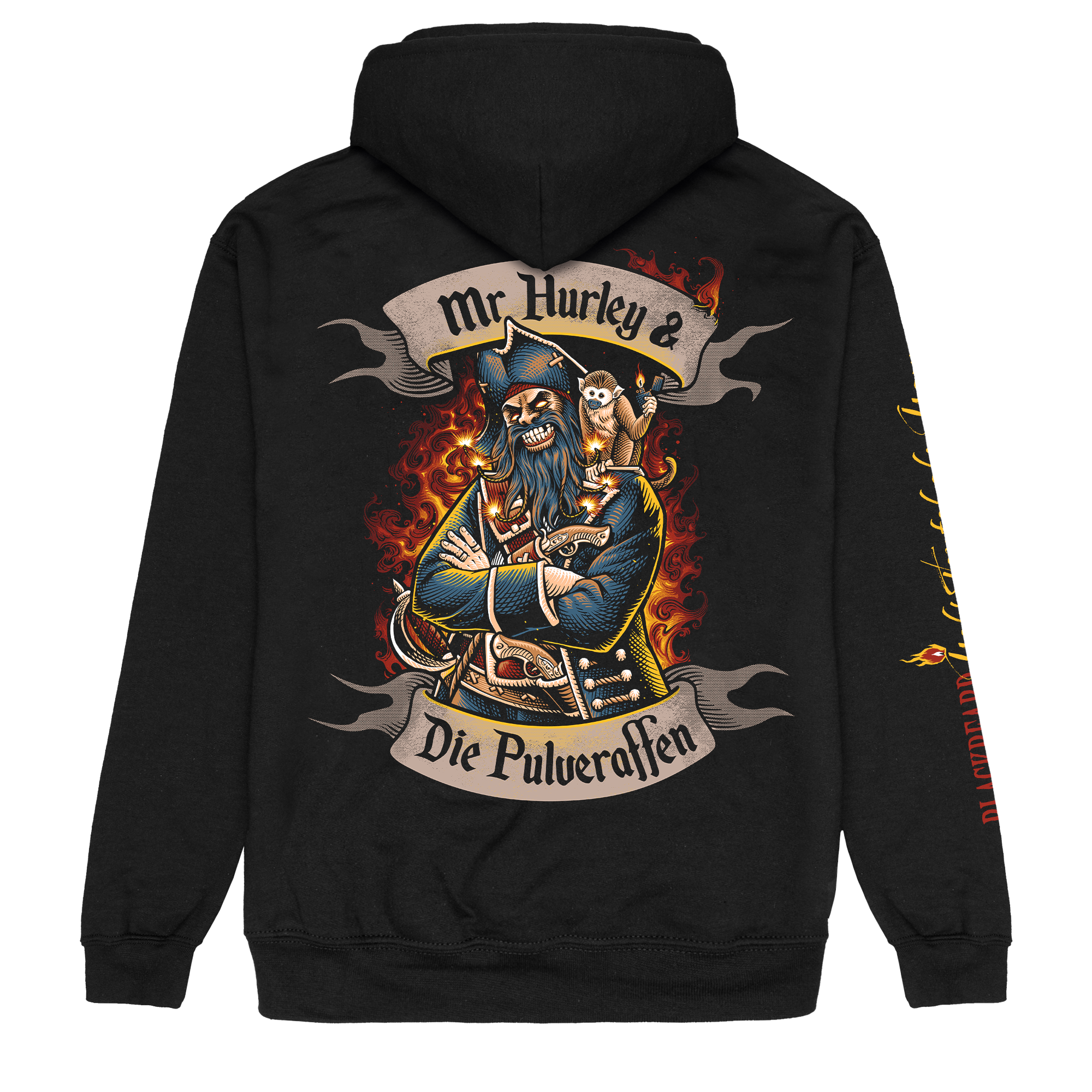 Mr. Hurley & Die Pulveraffen Blackbeard Kapuzenjacke 419080