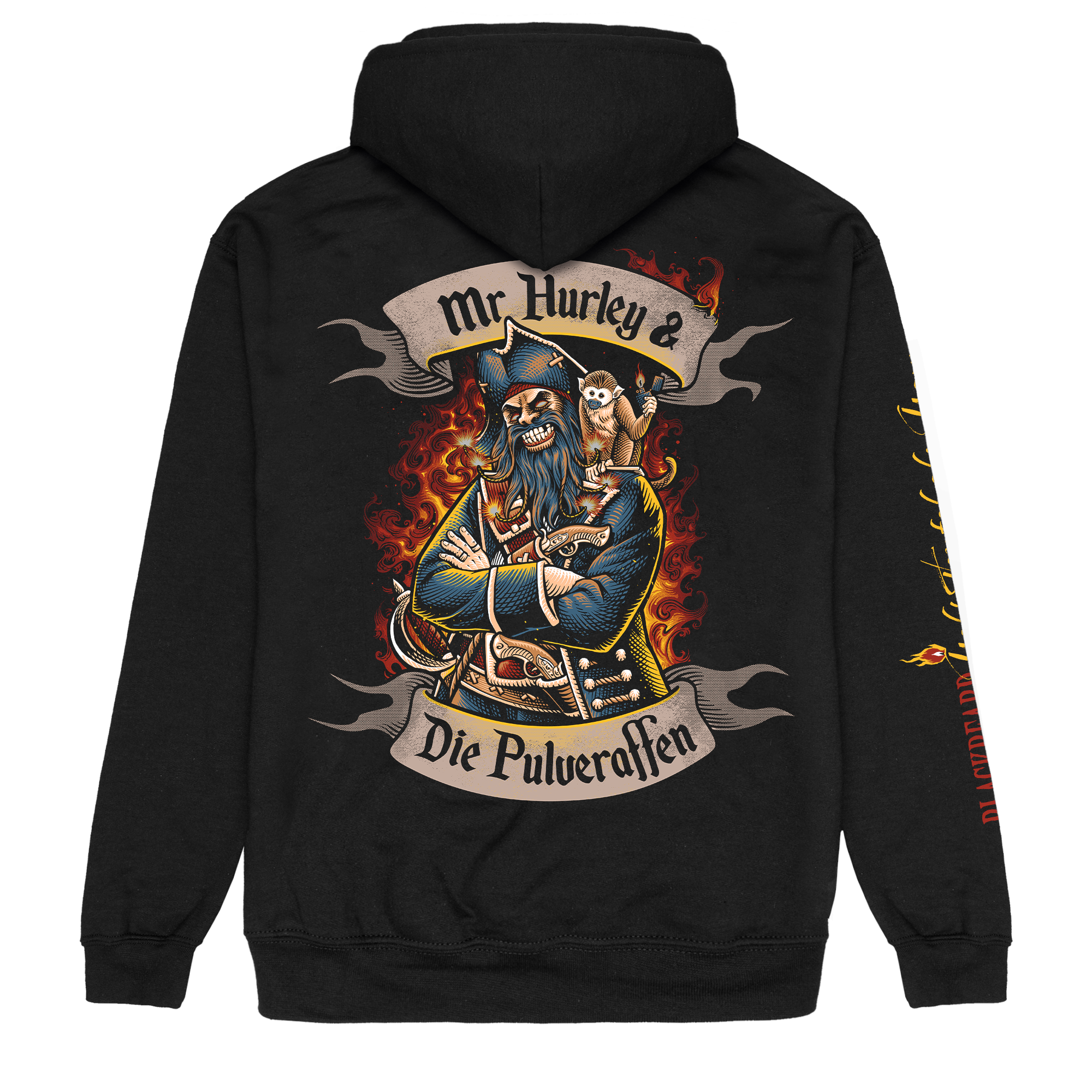 Mr. Hurley & Die Pulveraffen Blackbeard Kapuzenjacke 424204