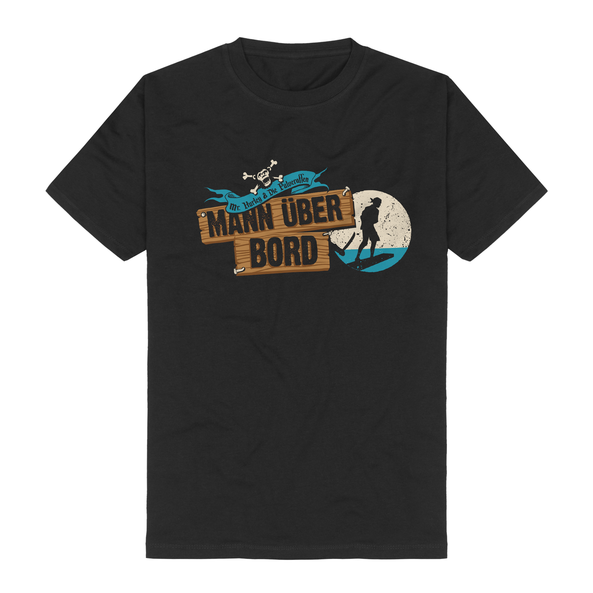 Mr. Hurley & Die Pulveraffen Mann über Bord T-Shirt 378658