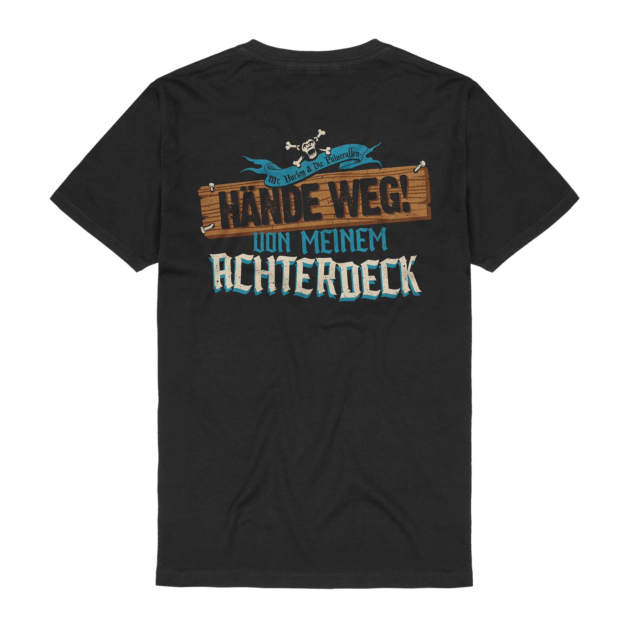 Mr. Hurley & Die Pulveraffen Mann über Bord T-Shirt 378655