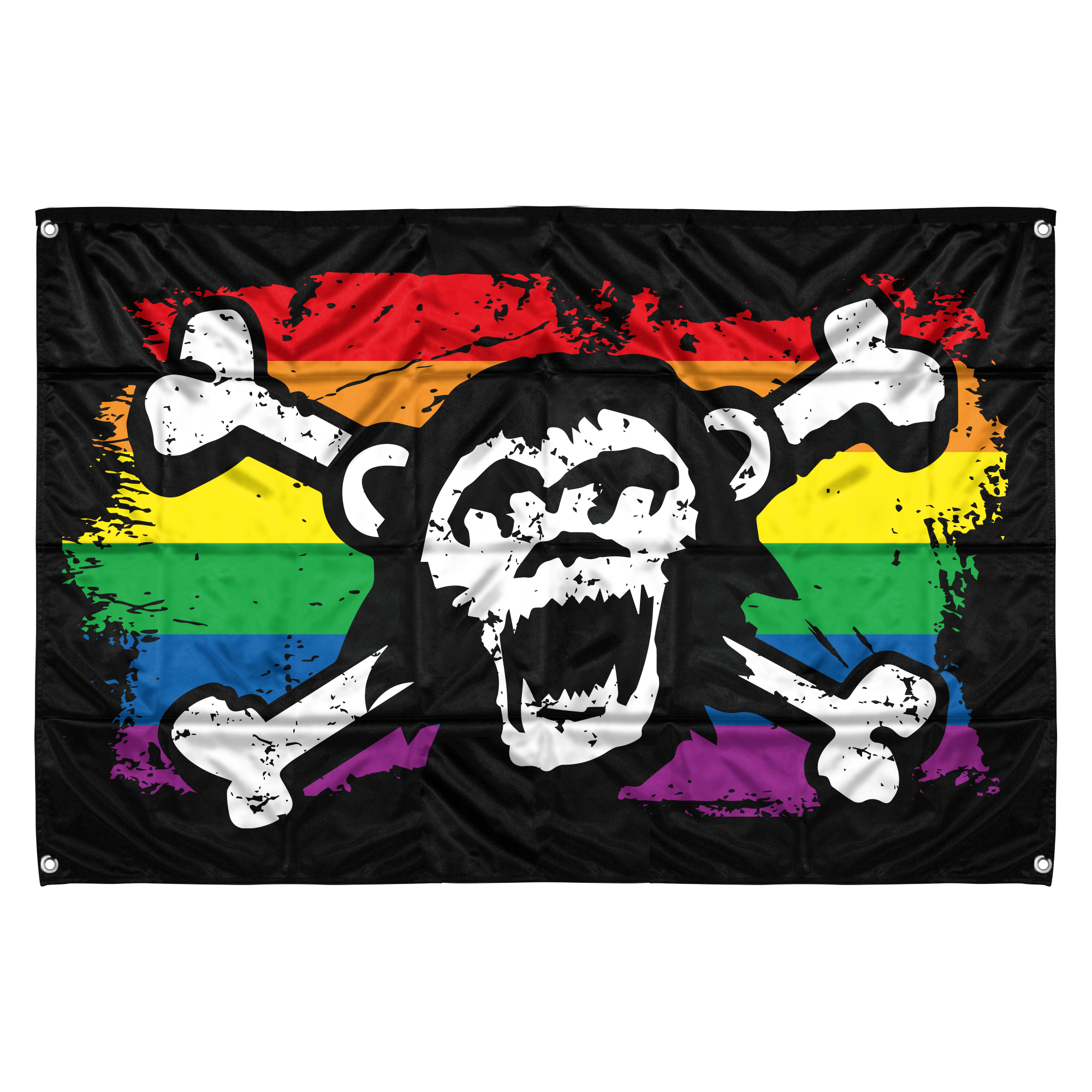 Mr. Hurley & Die Pulveraffen Pride Logo Flagge 413450