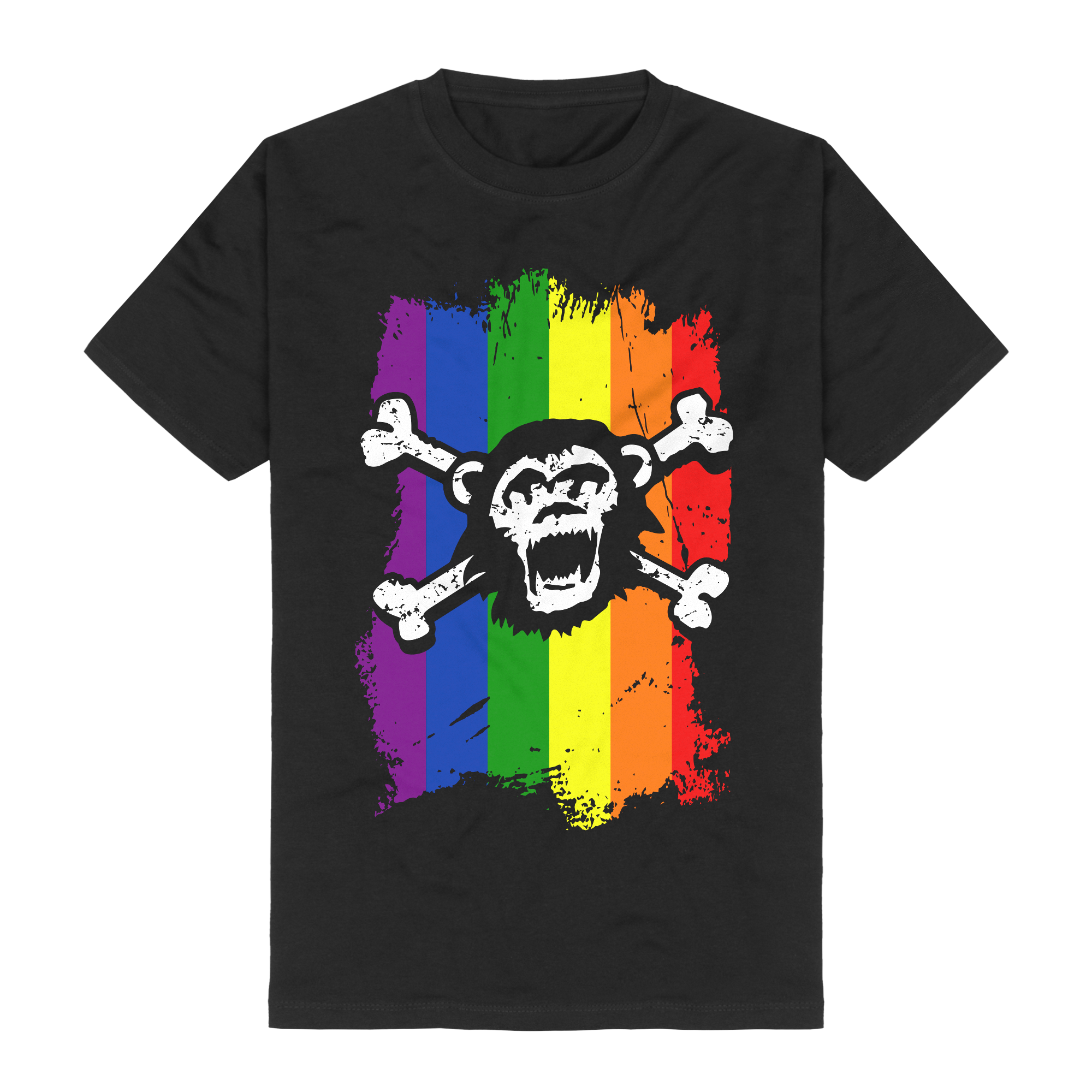 Mr. Hurley & Die Pulveraffen Pride Logo T-Shirt 413436