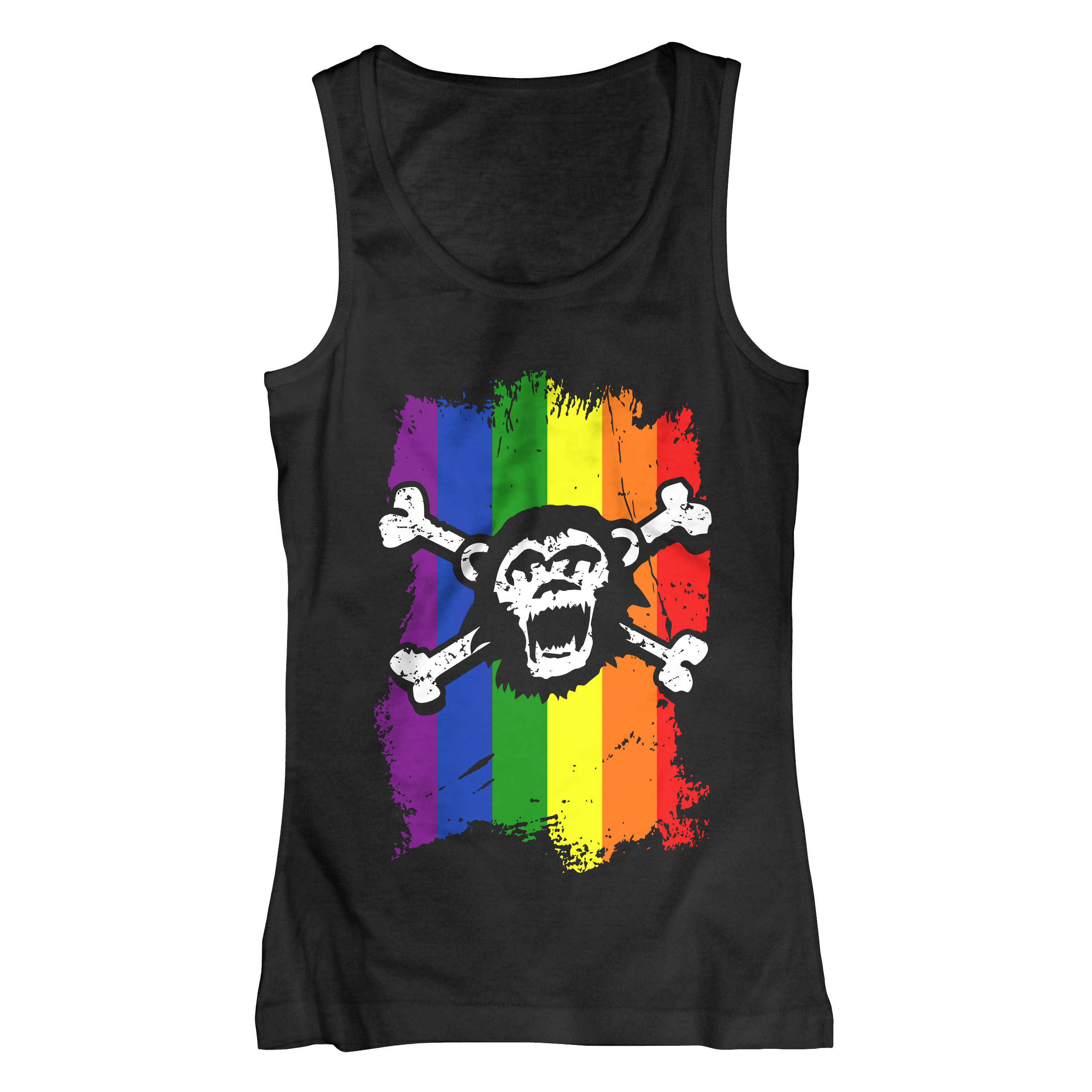 Mr. Hurley & Die Pulveraffen Pride Logo Tank-Tops 413440